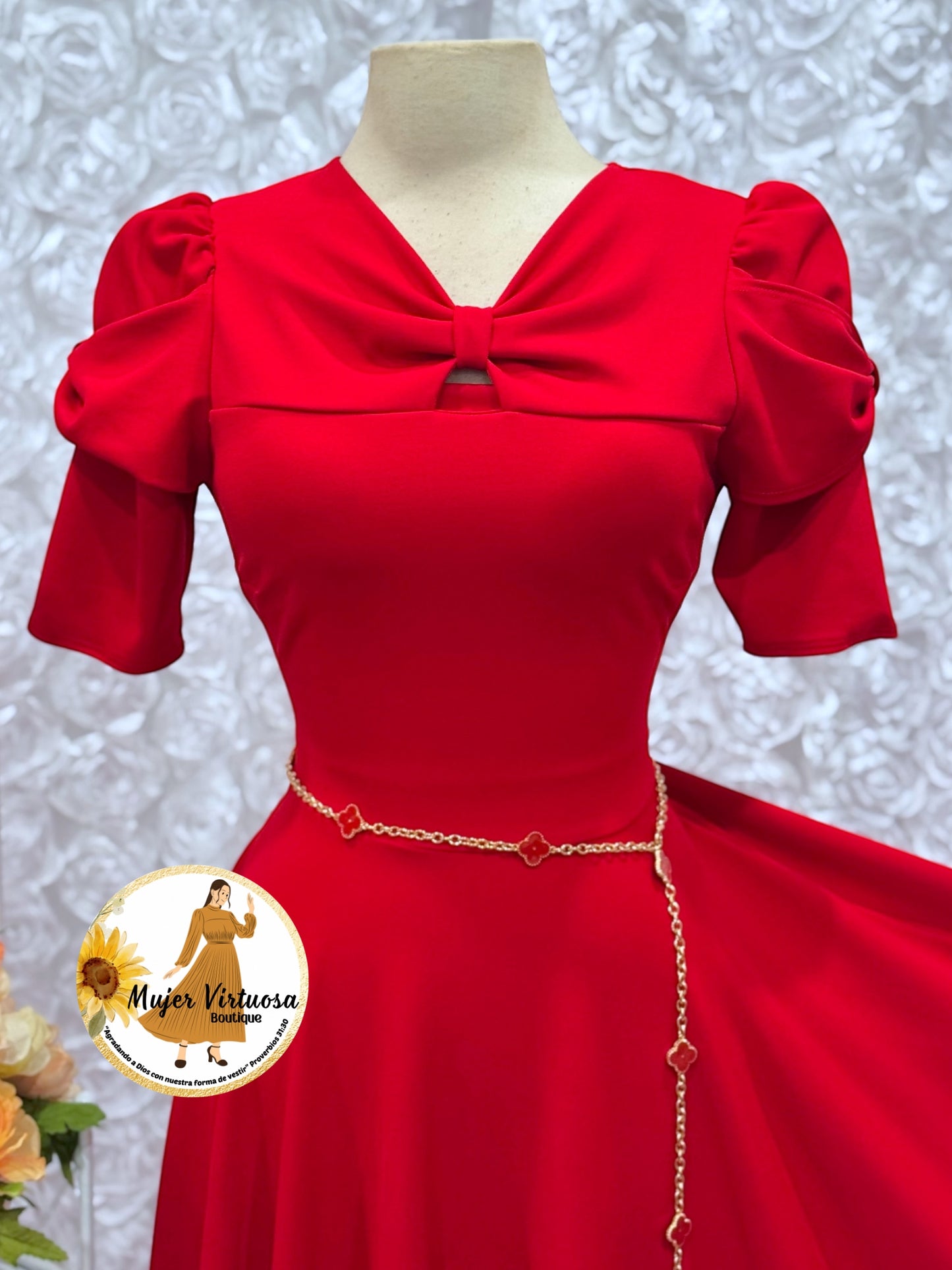 Bianca Ruby Red Dress
