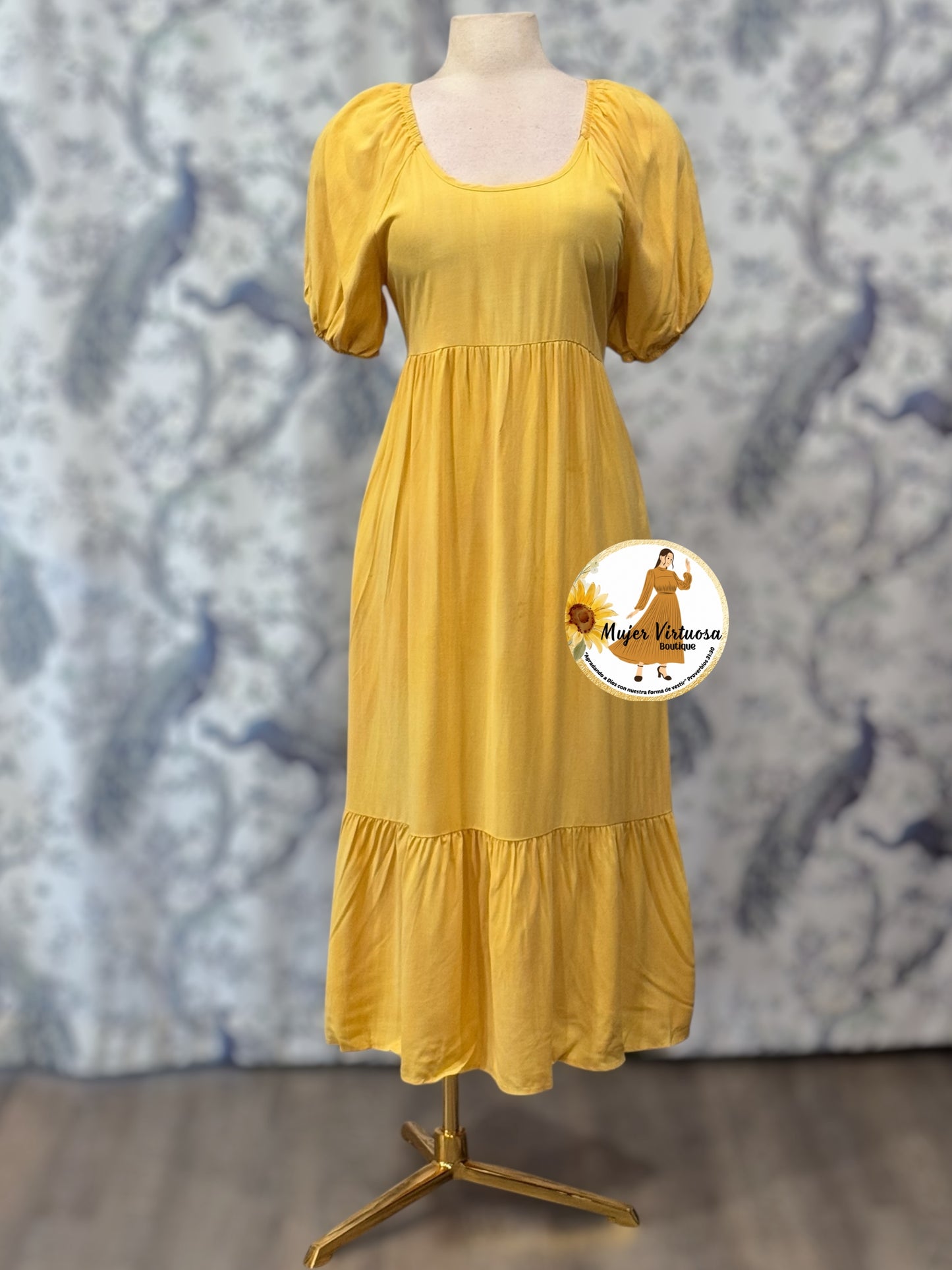 Oversized Yellow Dress