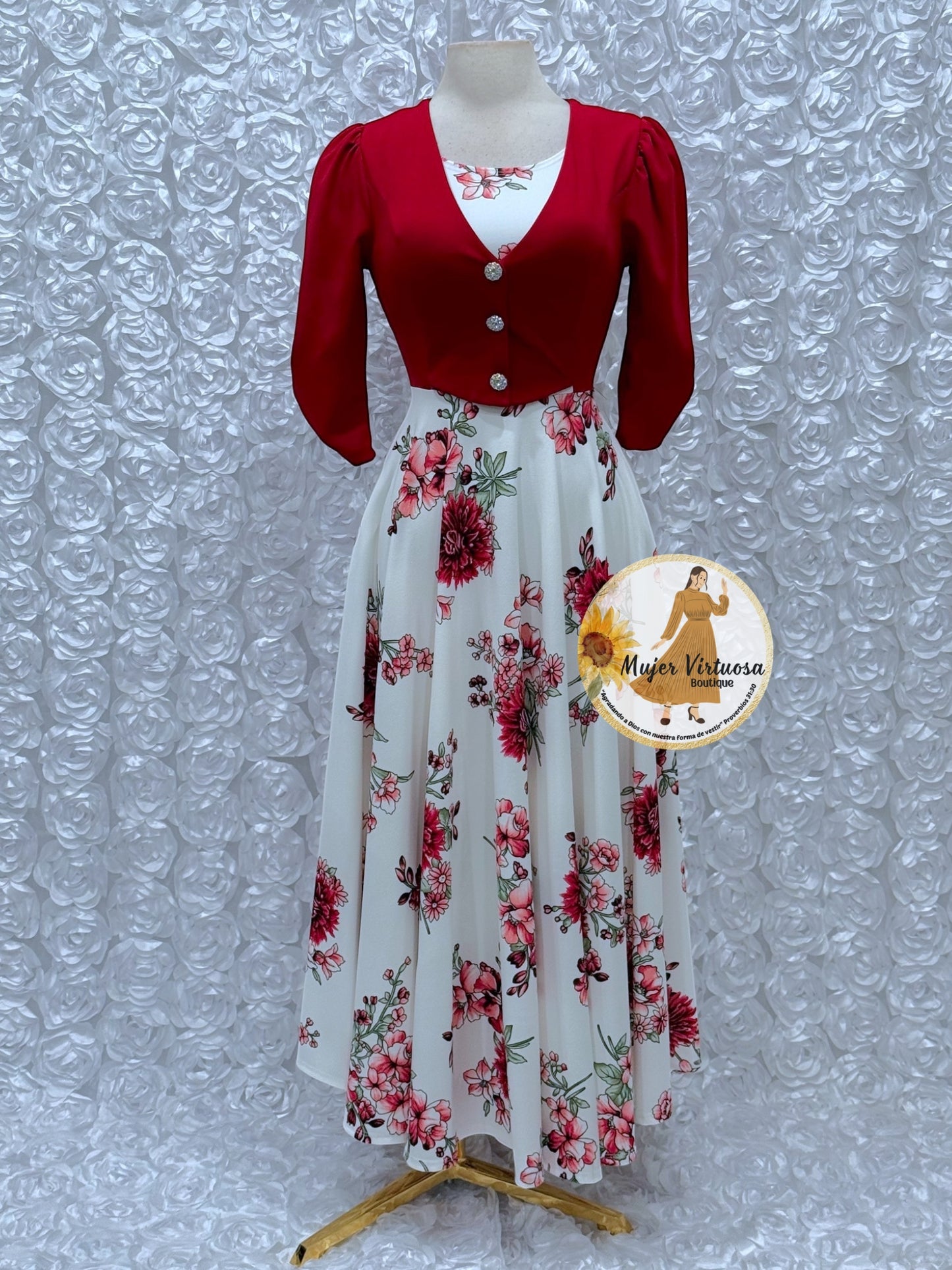 Betsy Red/White Blazer Dress