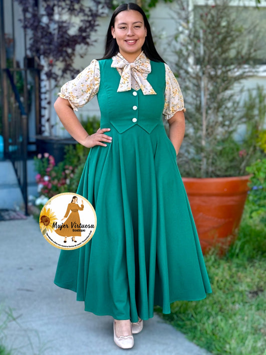 Sara Green Vest Overall