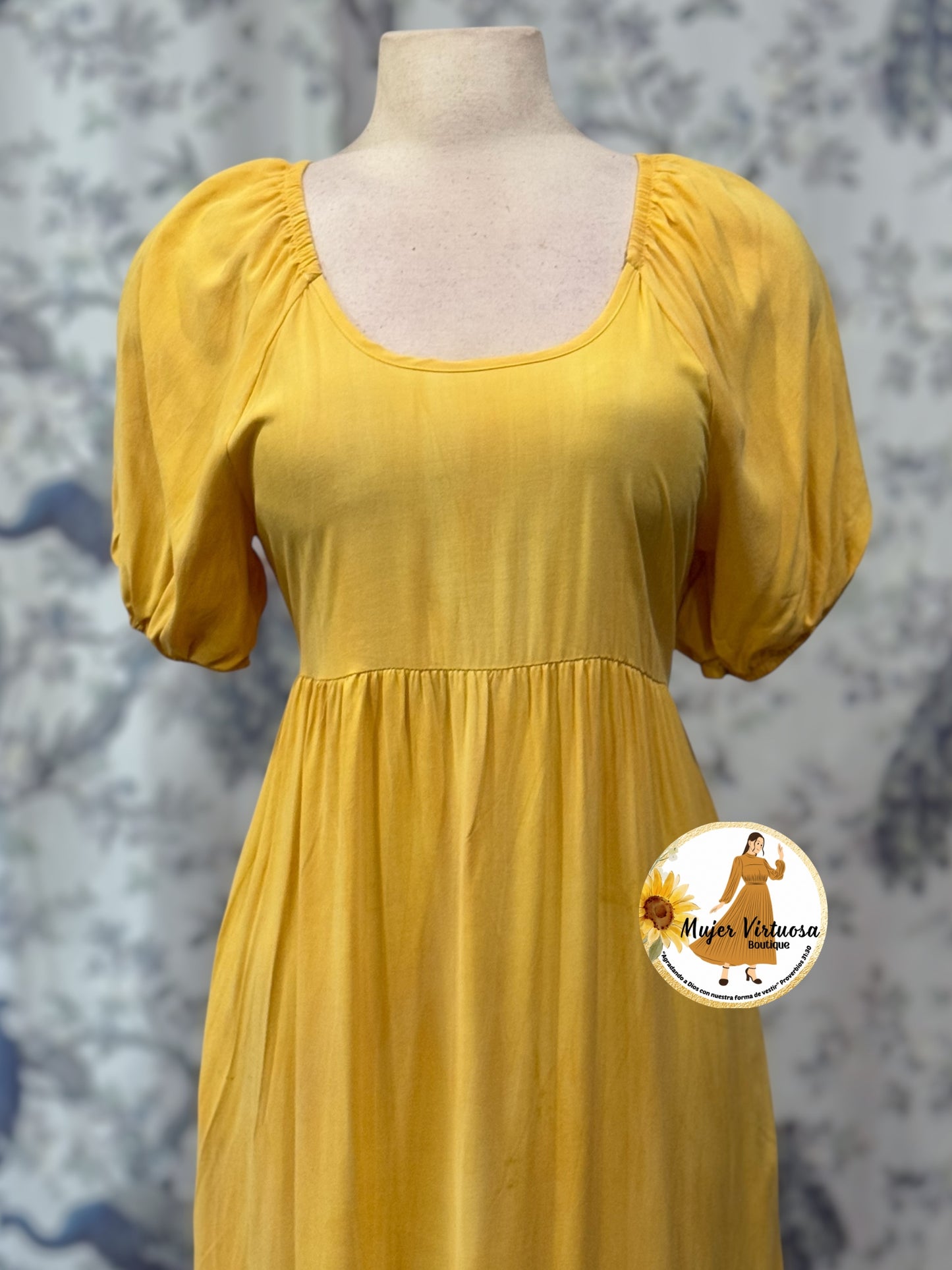 Oversized Yellow Dress