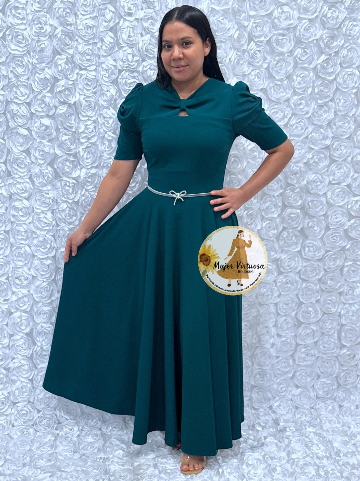 Bianca Hunter Green Dress