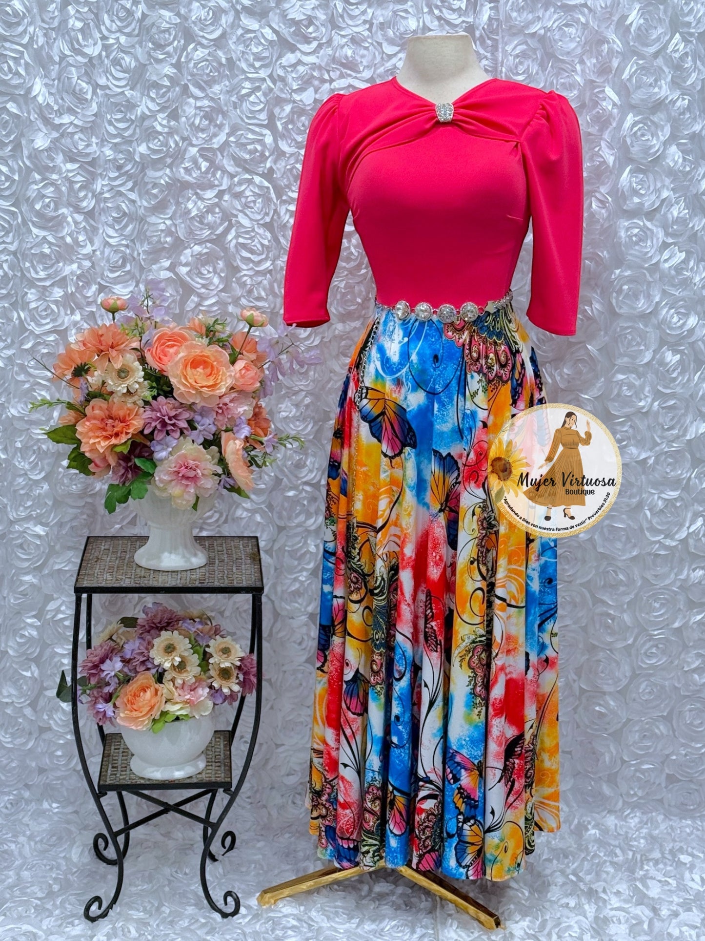 Rosalie Fucsia Butterflies 🦋 Dress