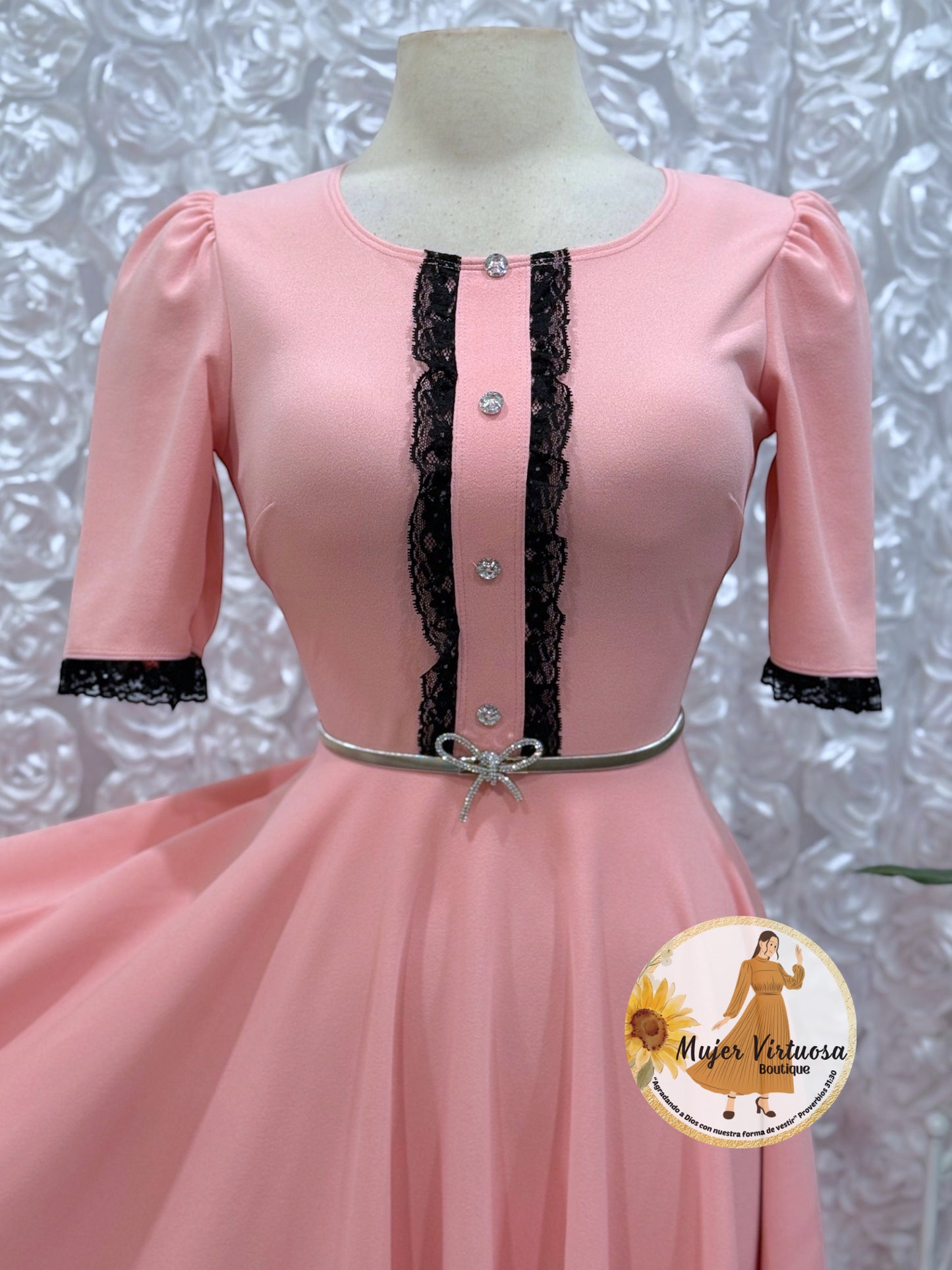 Eleanore Soft Pink Dress