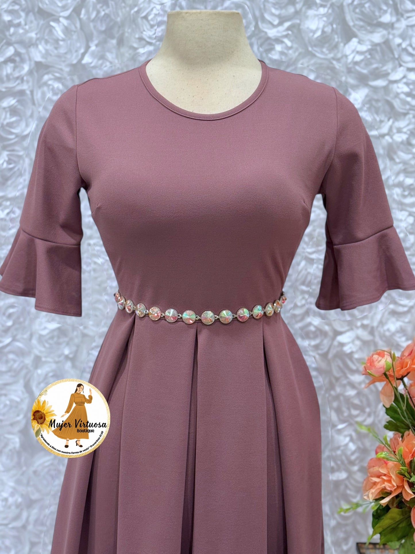 Spring is here Mauve Dress