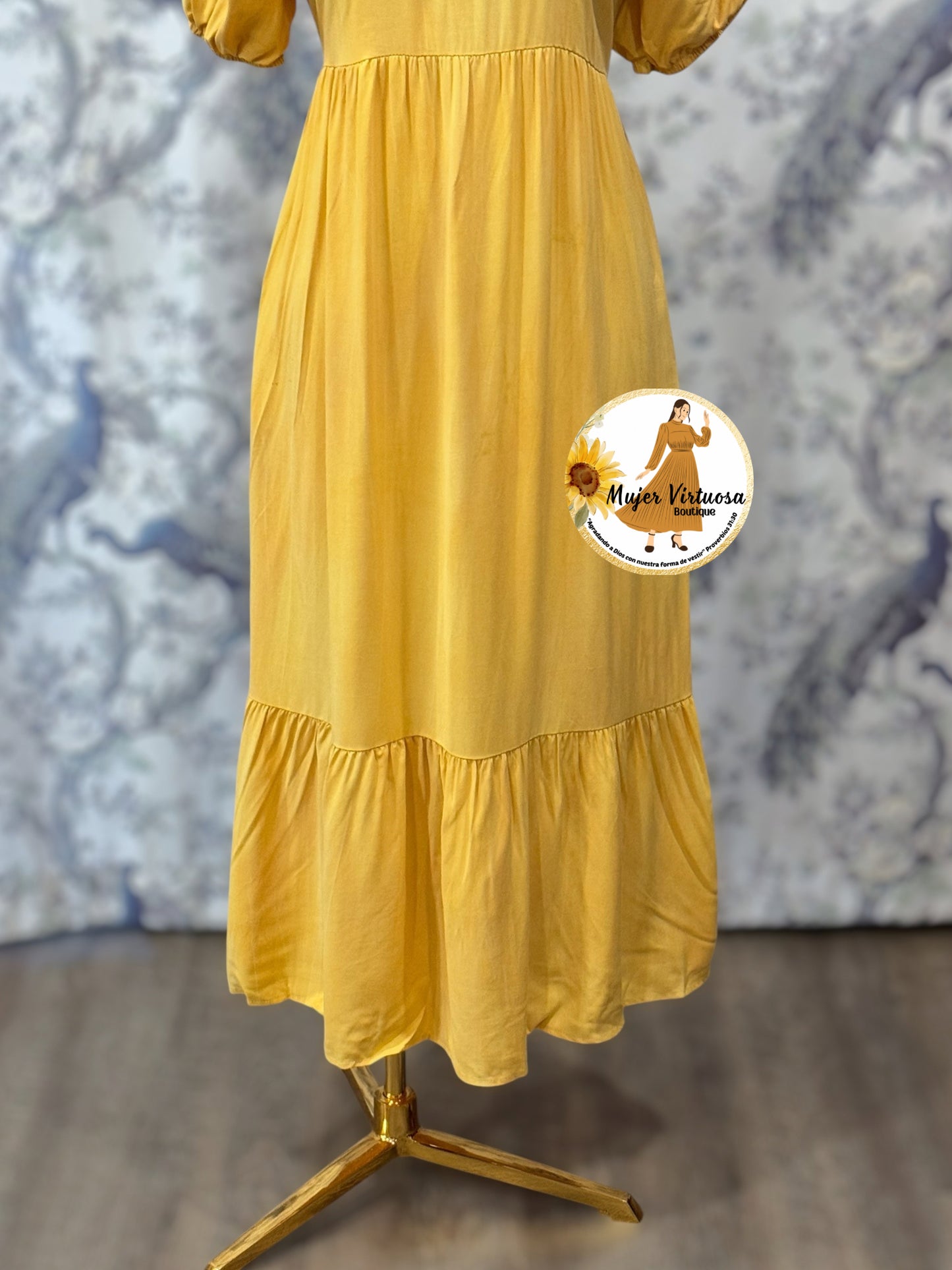 Oversized Yellow Dress