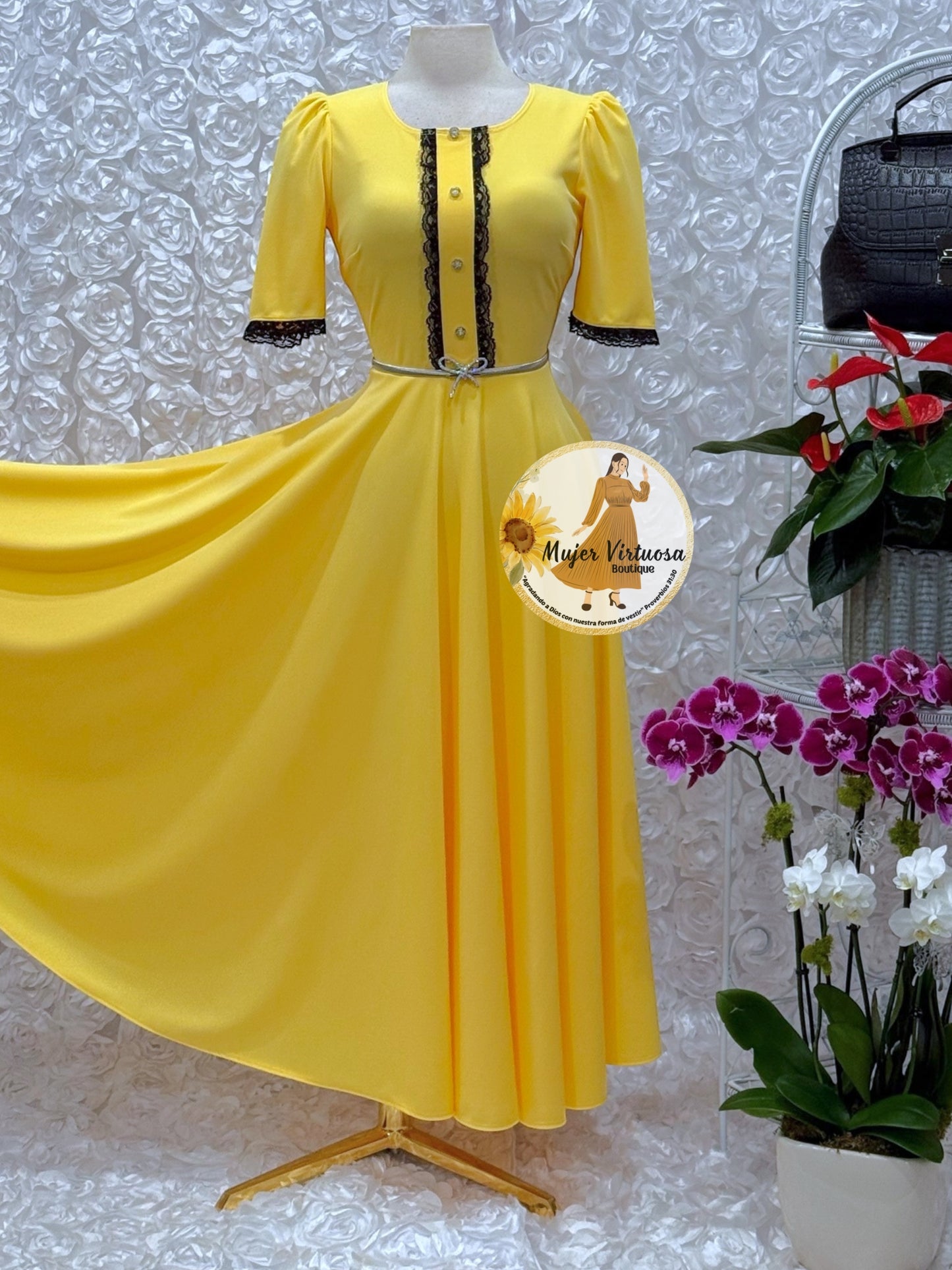 Eleanore Yellow Dress