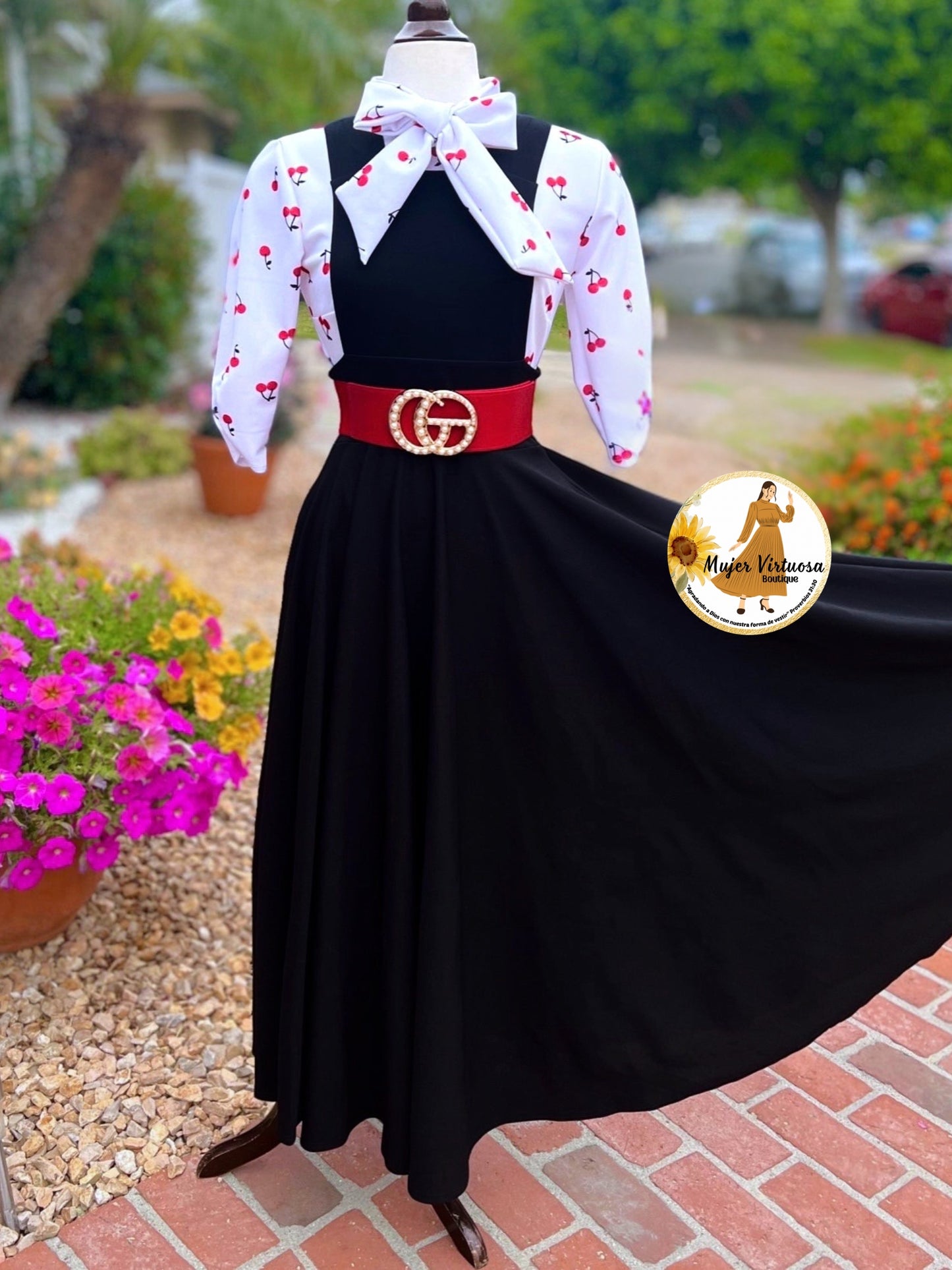 Angie Black Overall