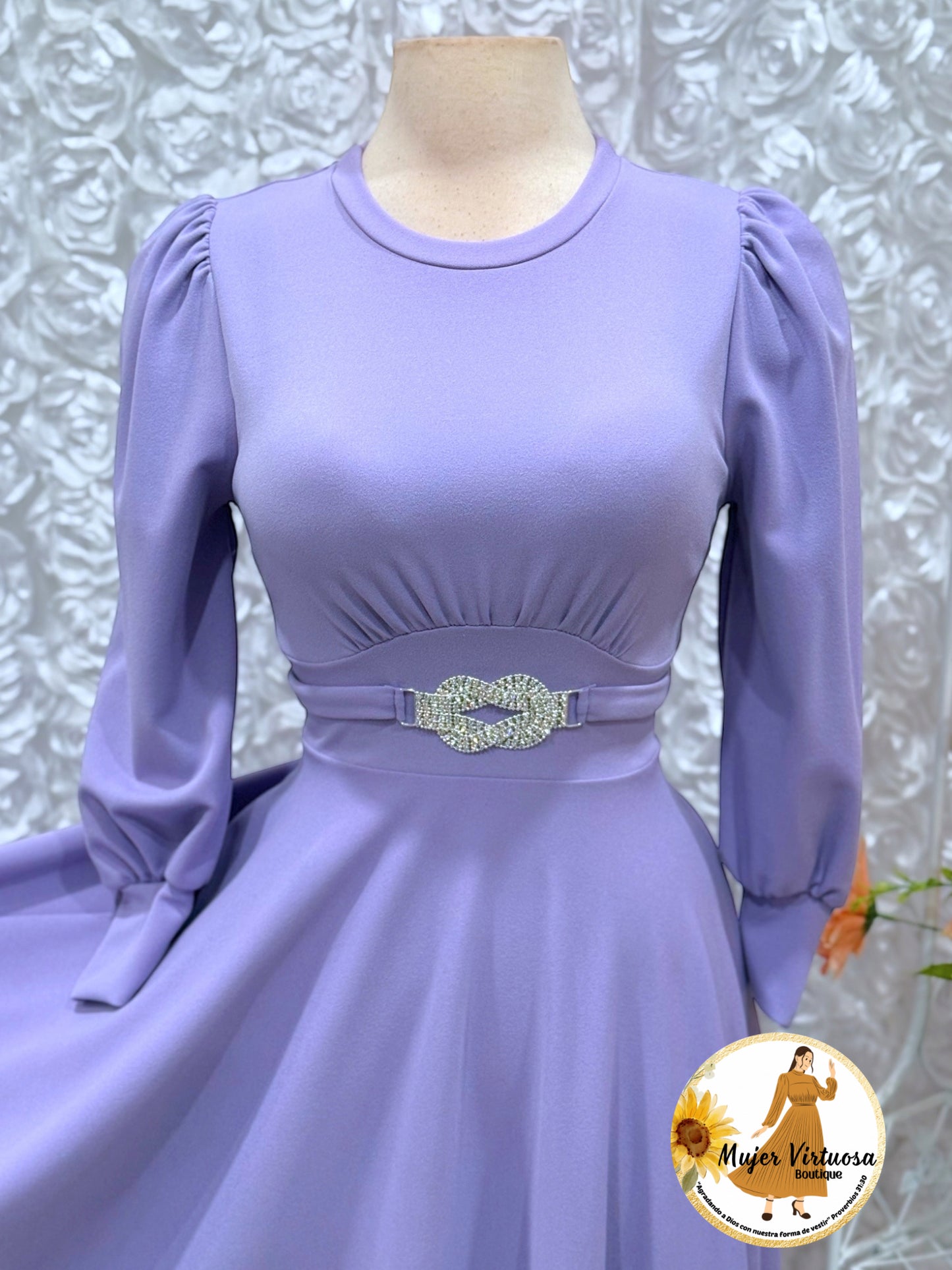Natasha Lilac Dress
