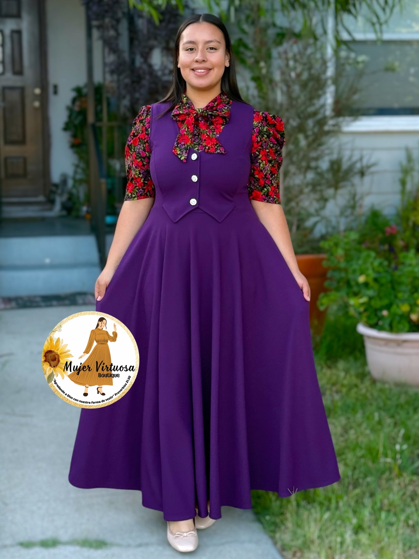 Sara Uva Vest Overall
