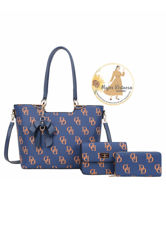 3in1 Fashion Navy Blue Bag
