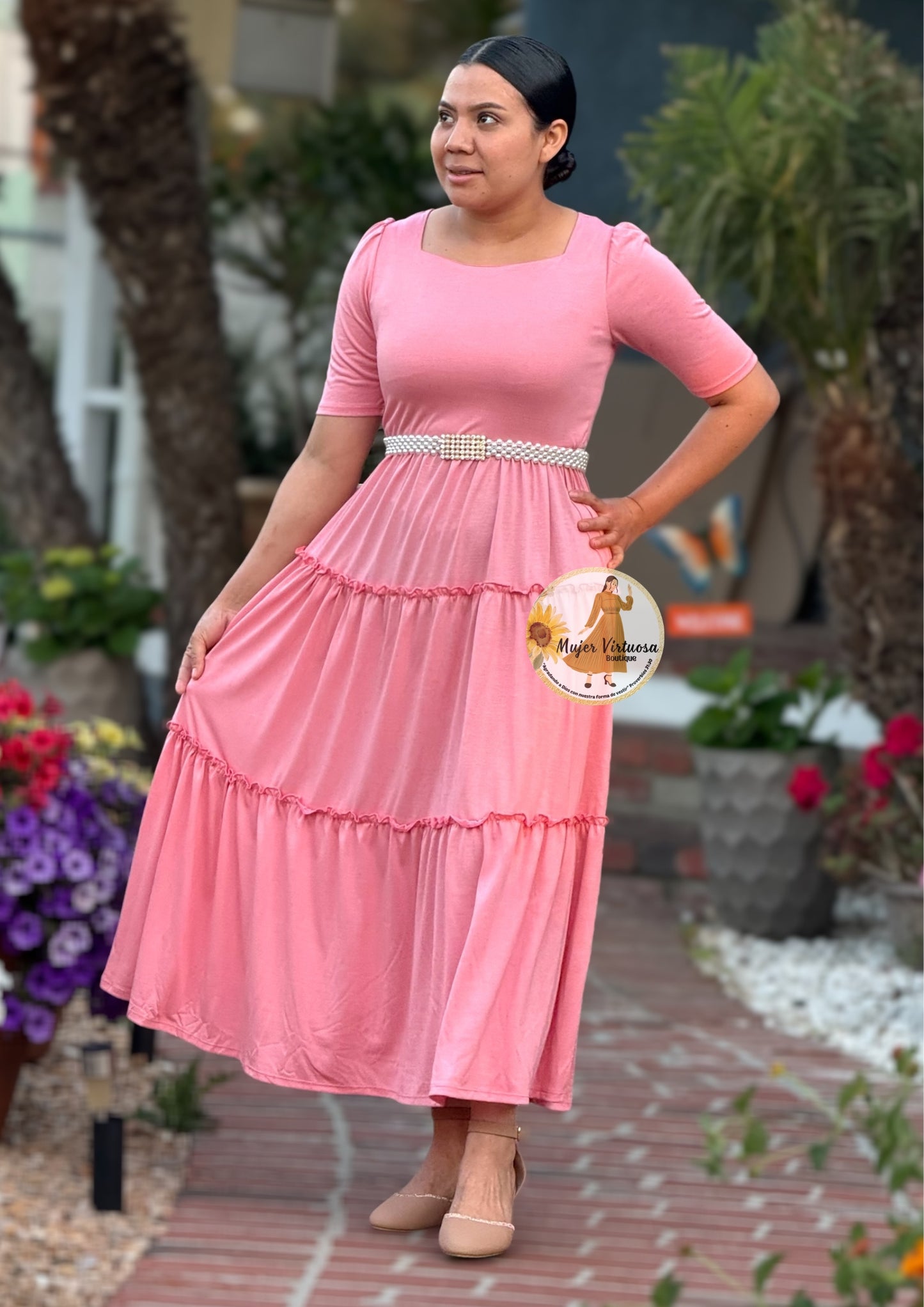 Debora Pink Summer Dress