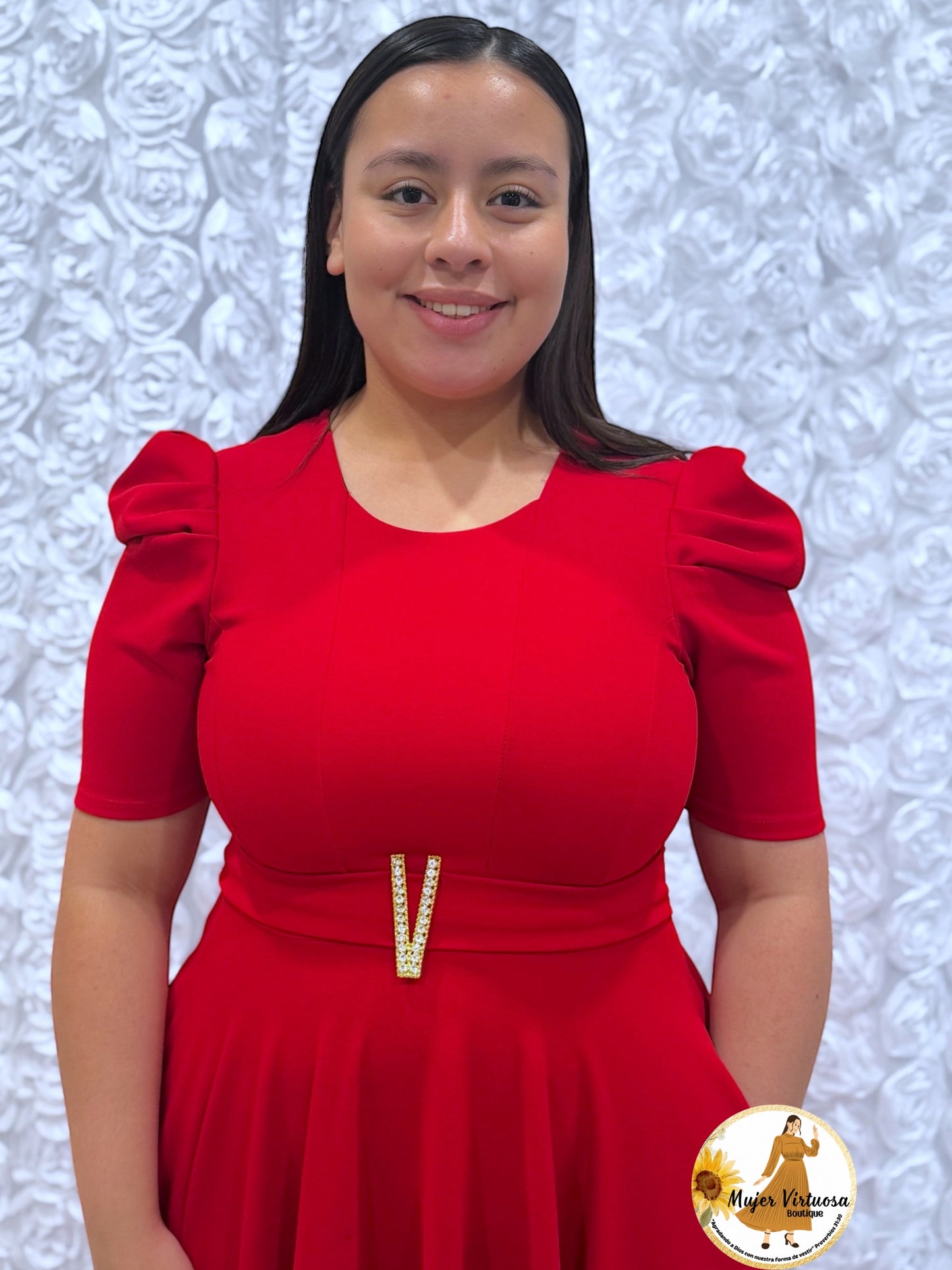Lily Red Maxi Dress