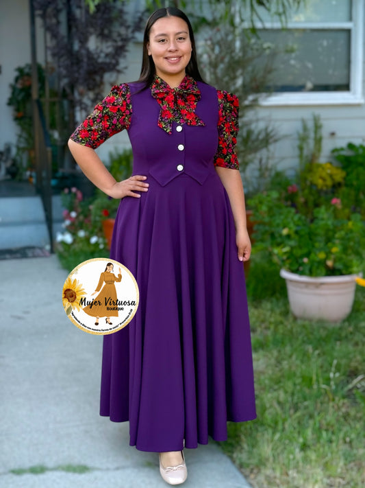 Sara Uva Vest Overall