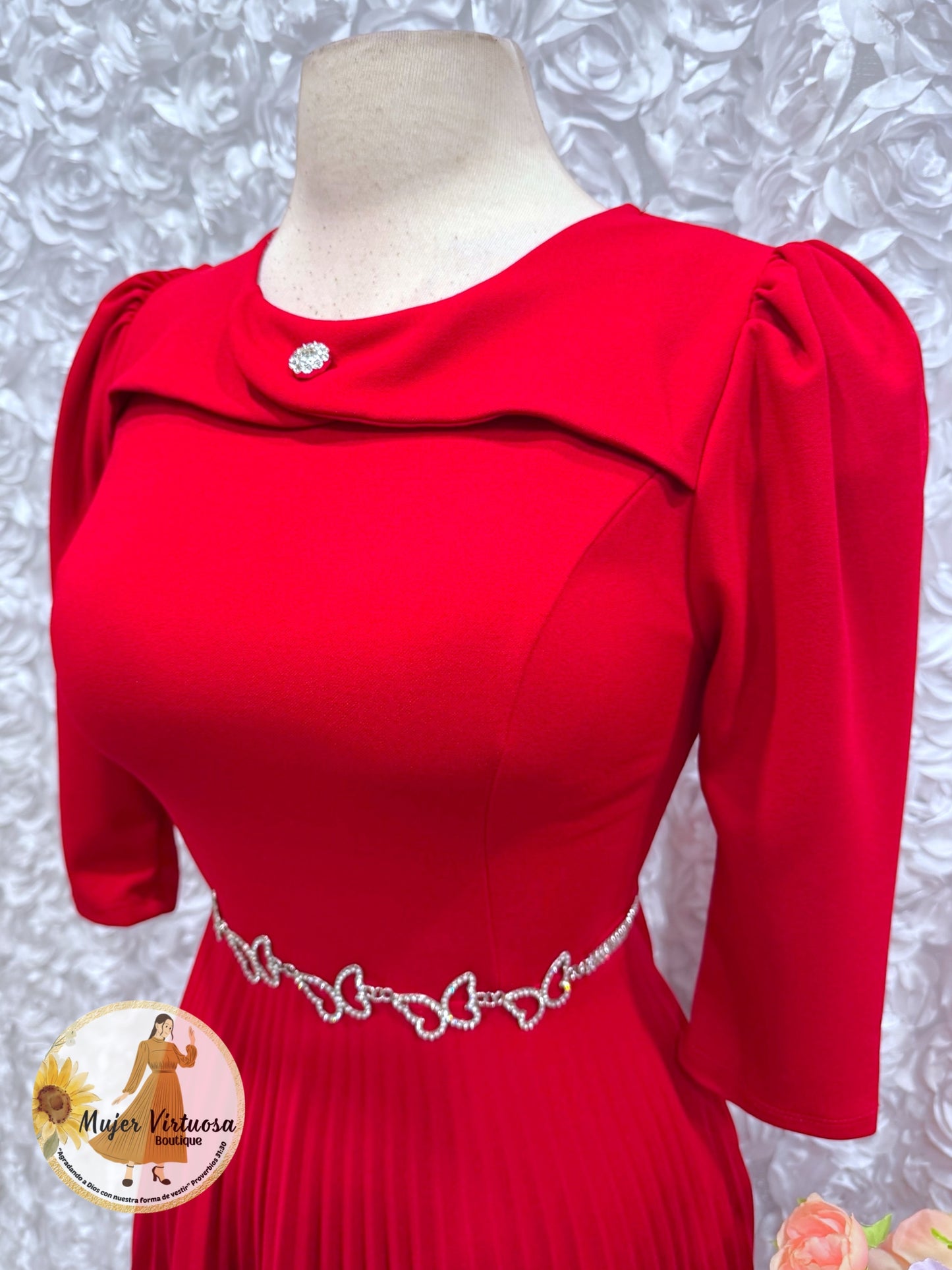 Sparkling Butterfly Silver Chain Belt