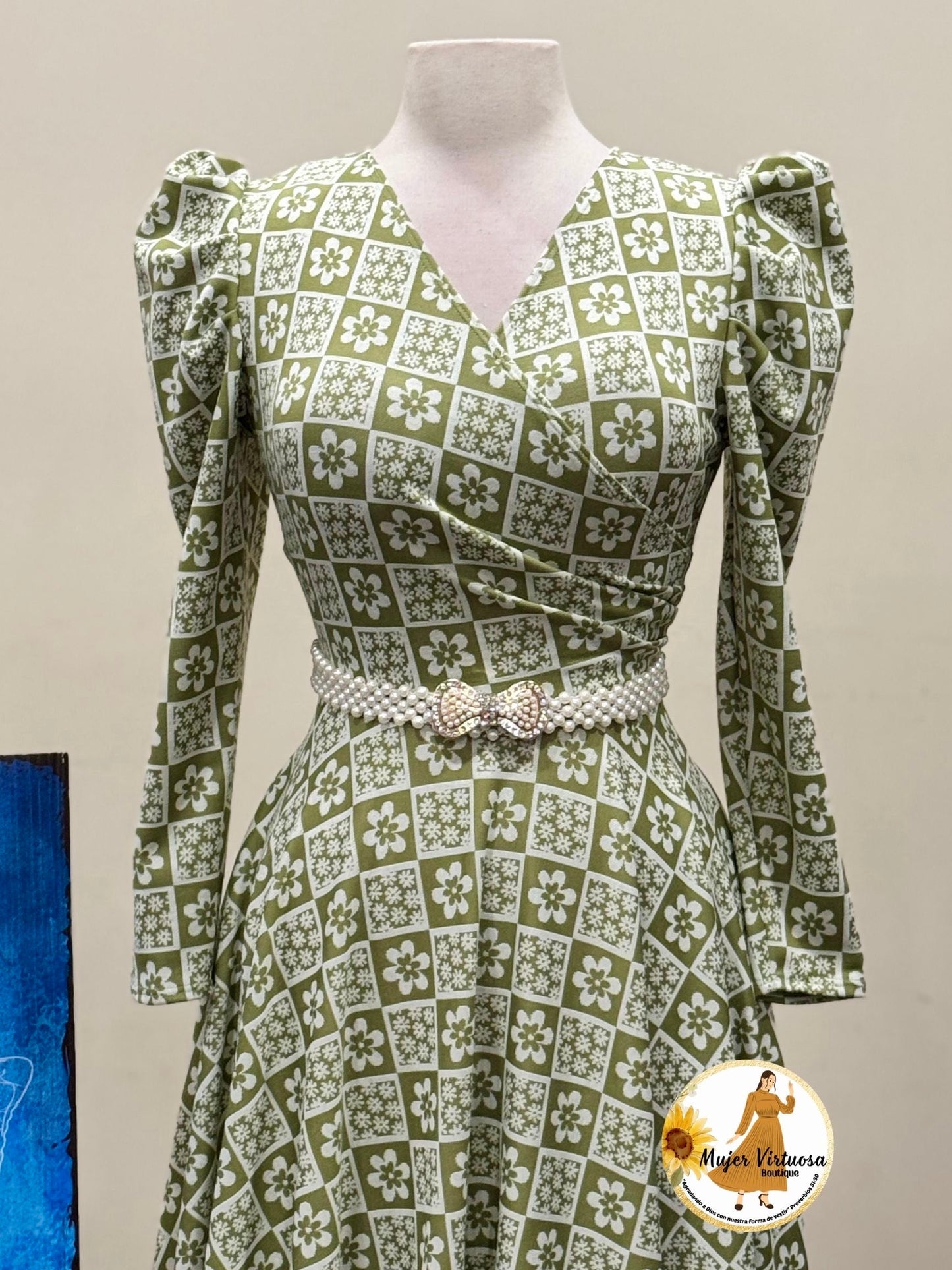 Cinto de Perlas con Moño