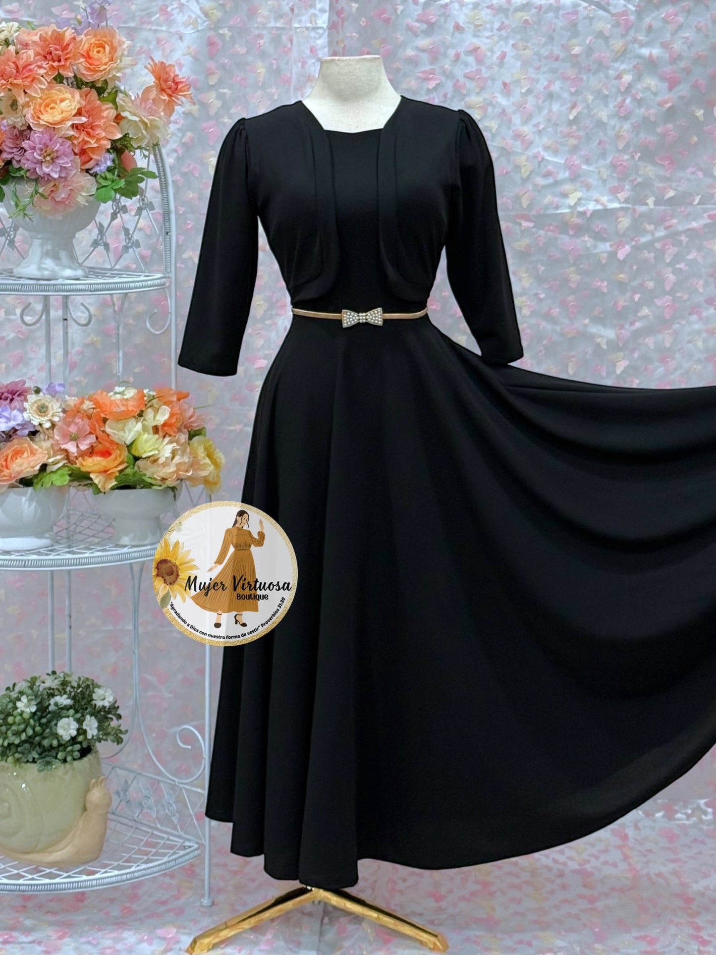 Black Blazer Maxi Dress