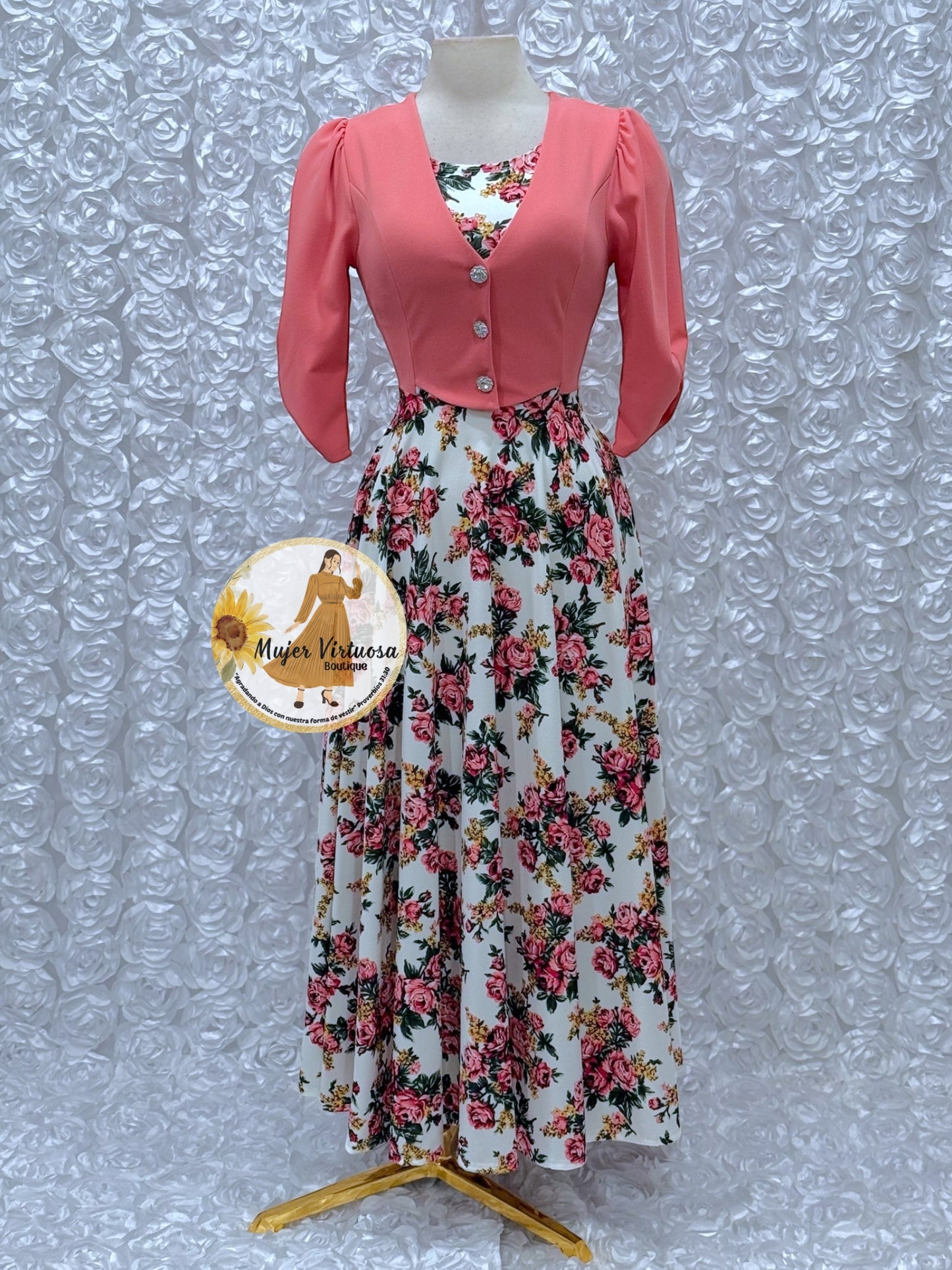 Betsy Pink/White Blazer Dress