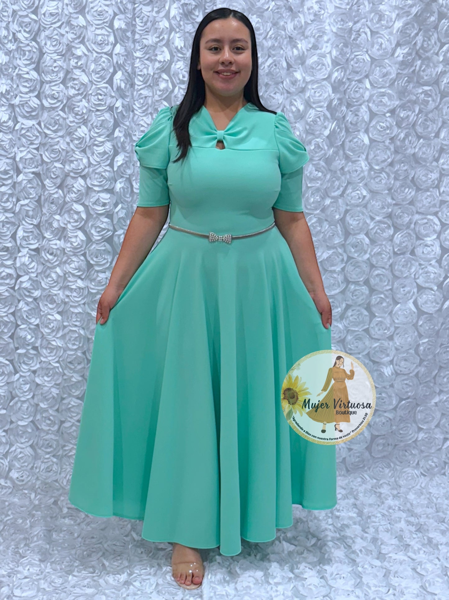Bianca Mint Dress