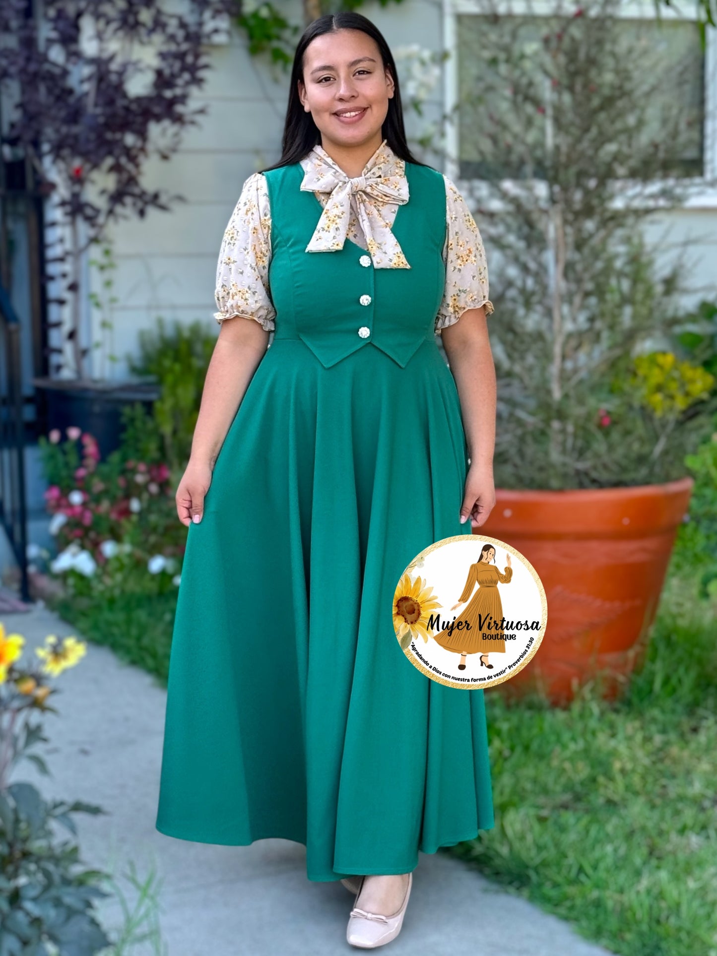 Sara Green Vest Overall