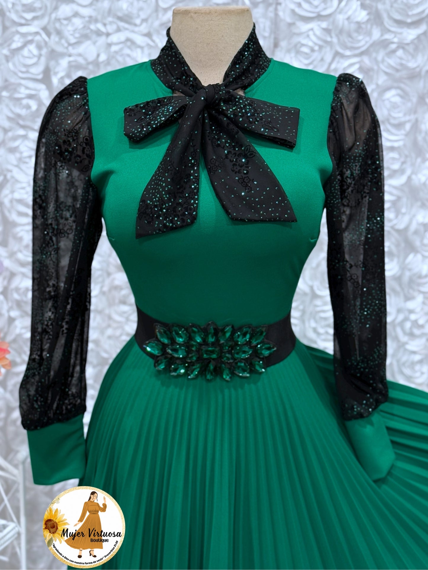 Piedras Kelly Green Elastic Belt