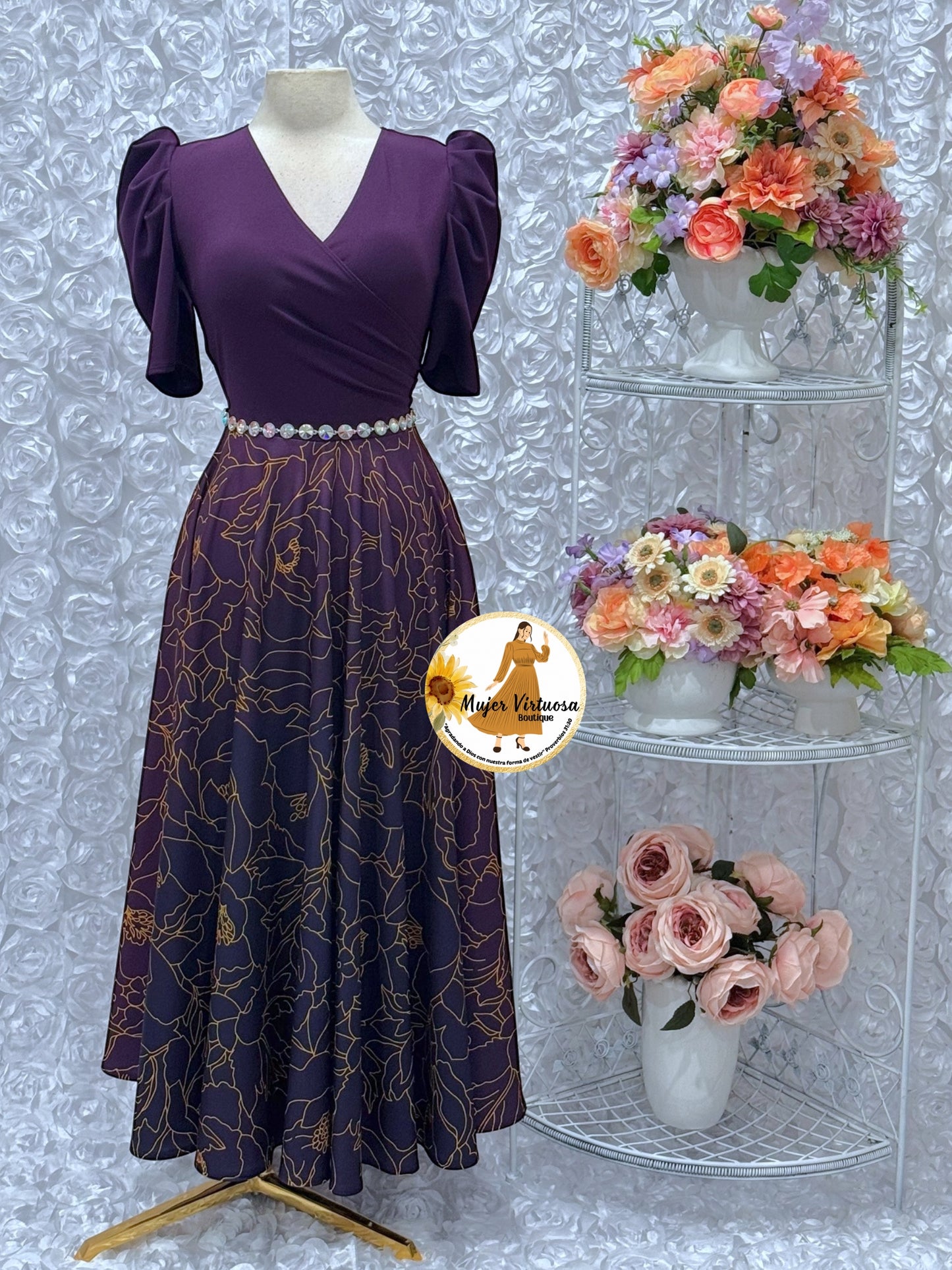 Susan Uva Ombre Dress