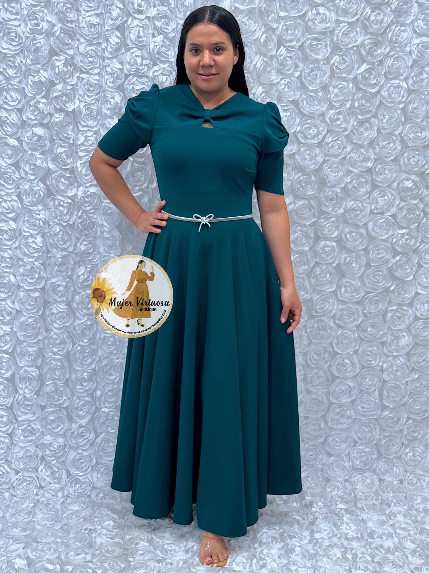 Bianca Hunter Green Dress