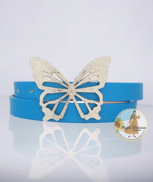 Aqua Butterfly 🦋 Belt