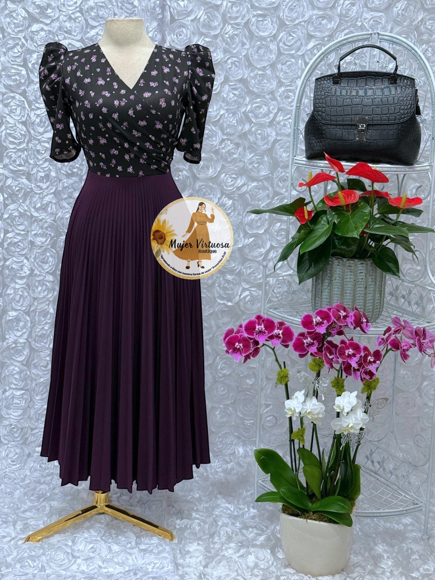 Jessica Black/Uva Floral Dress