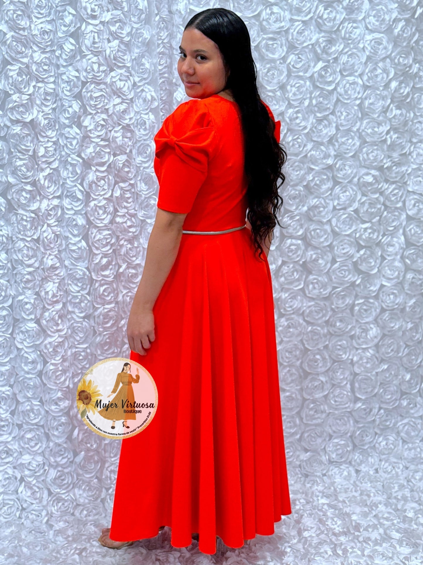 Bianca Orange Dress