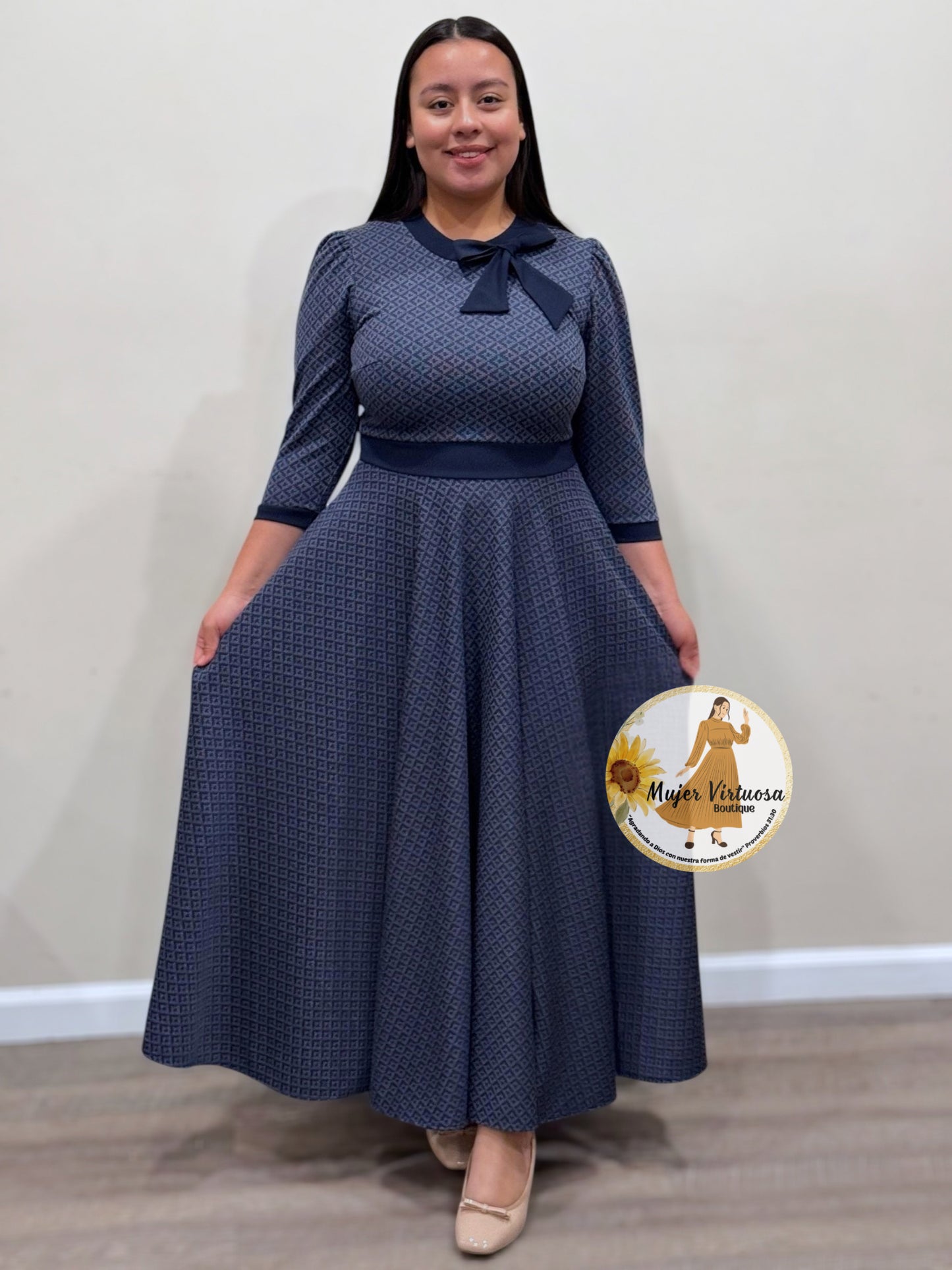 Juliette All Navy Blue Dress