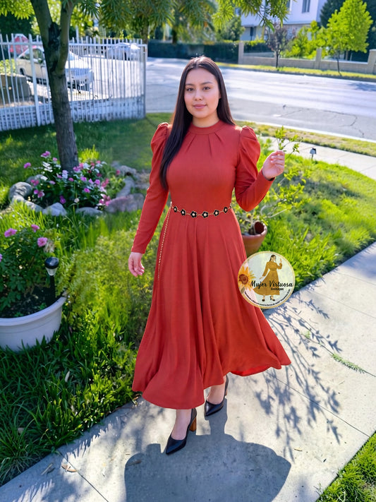 Eloisa Terracota Dress