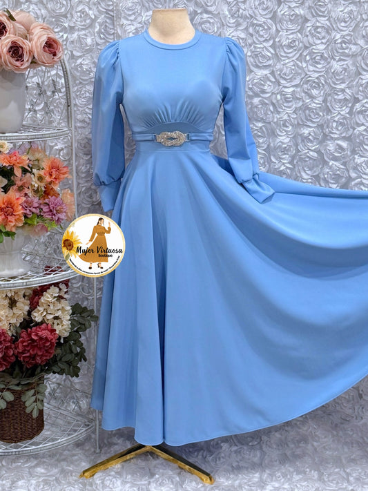 Natasha Sky Blue Dress