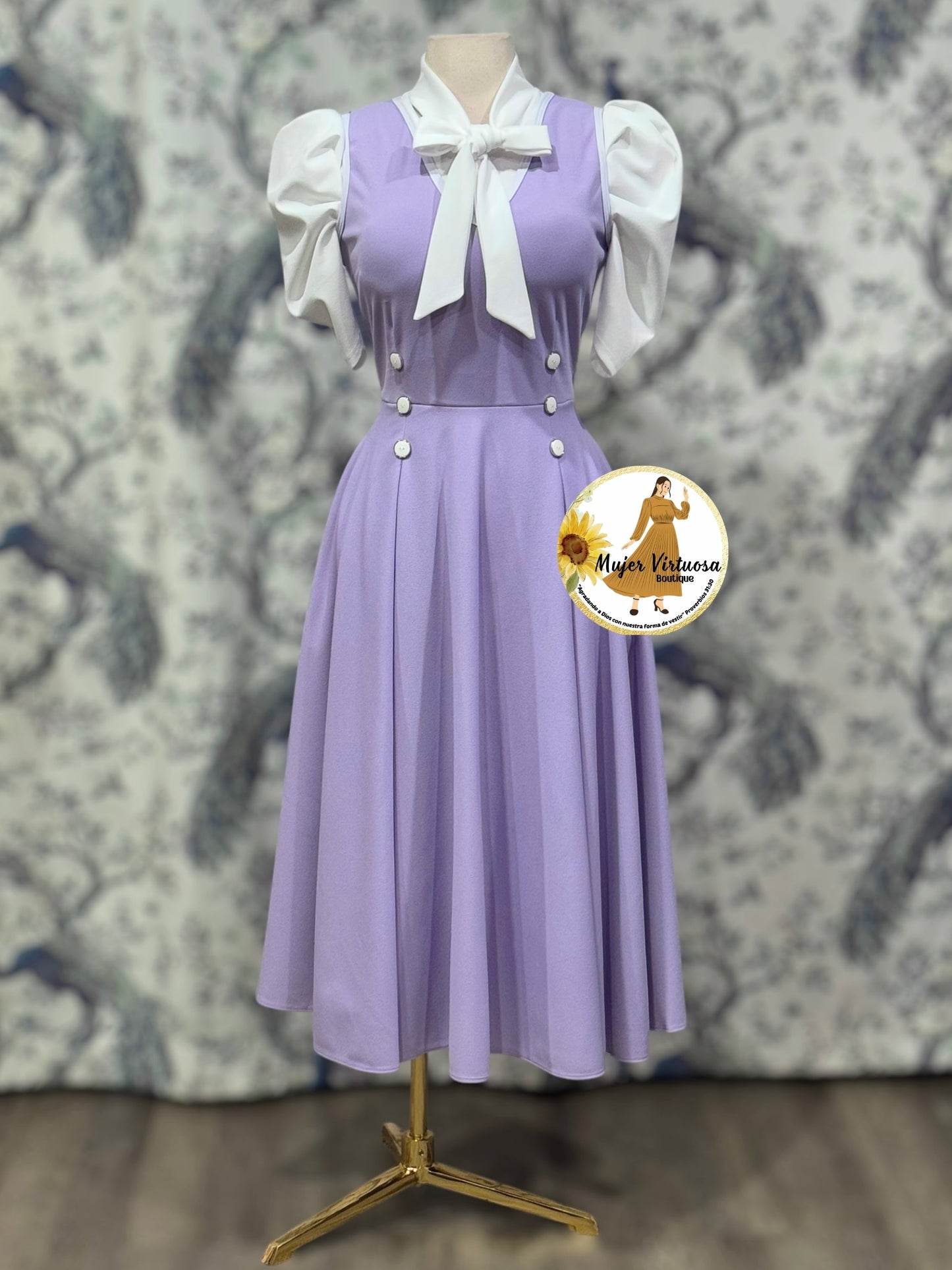 Elena Lilac Overall con Paletones