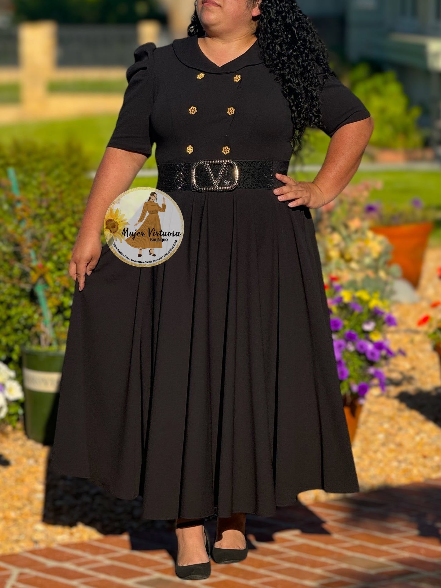 Dorothy Black Vintage Dress