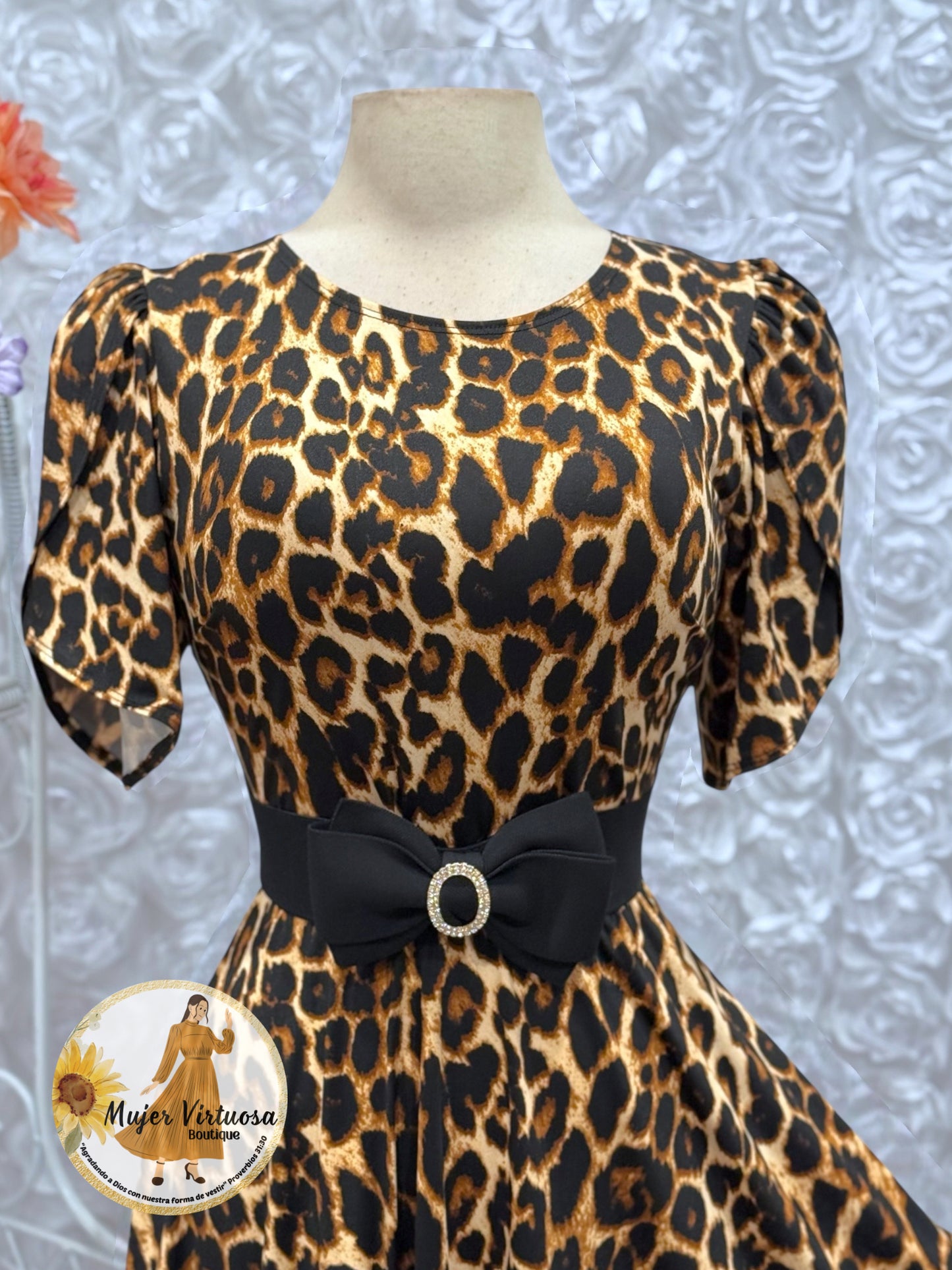 Abigail Animal Print Dress