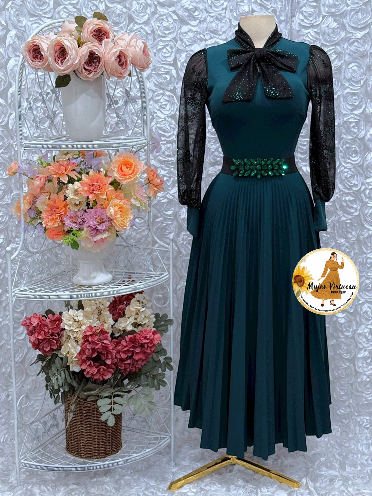 Brenda Emerald Green Dress