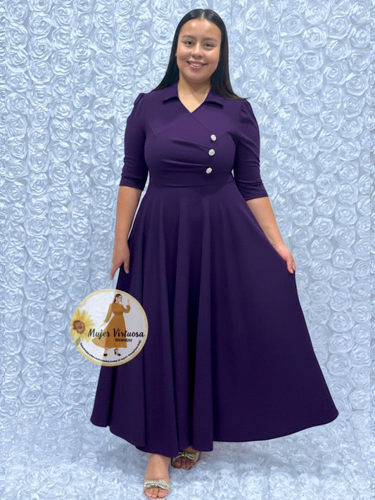 Priscila Uva Dress