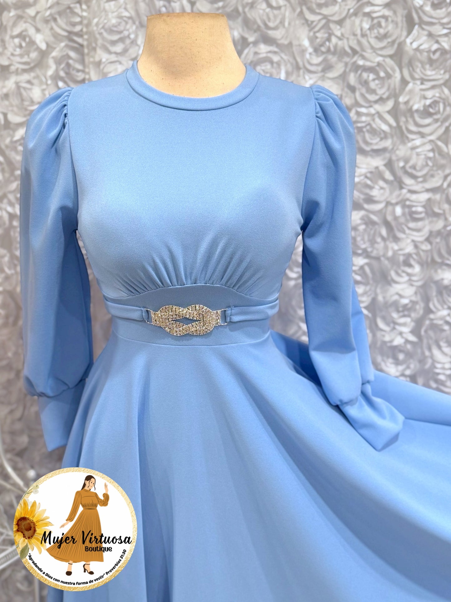 Natasha Sky Blue Dress