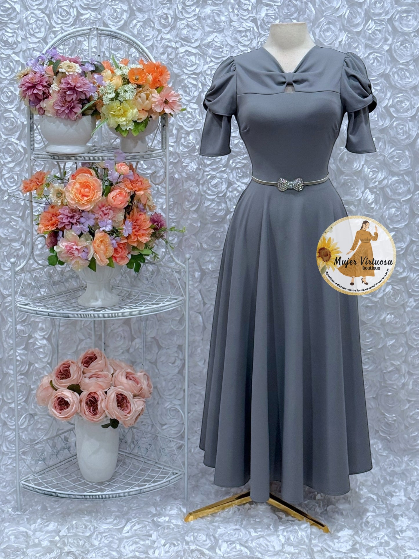 Bianca Grey Dress