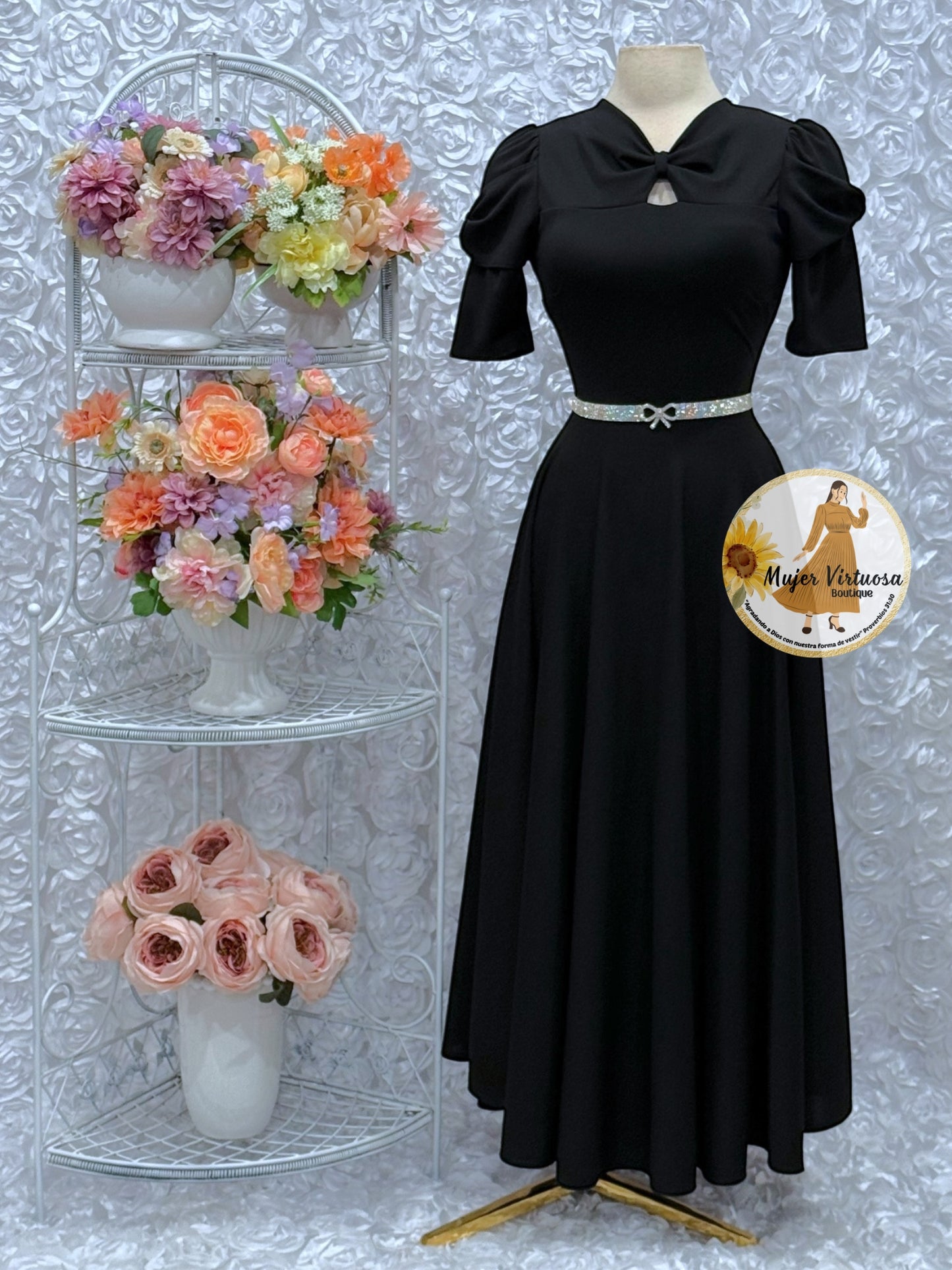 Bianca Black Dress