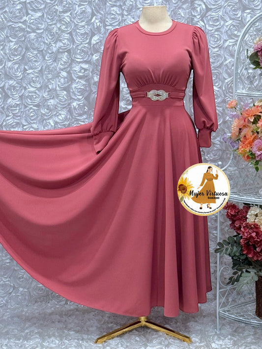 Natasha Mauve Dress