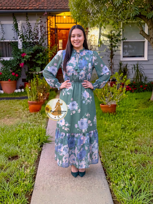 The Roses Garden Green Dress