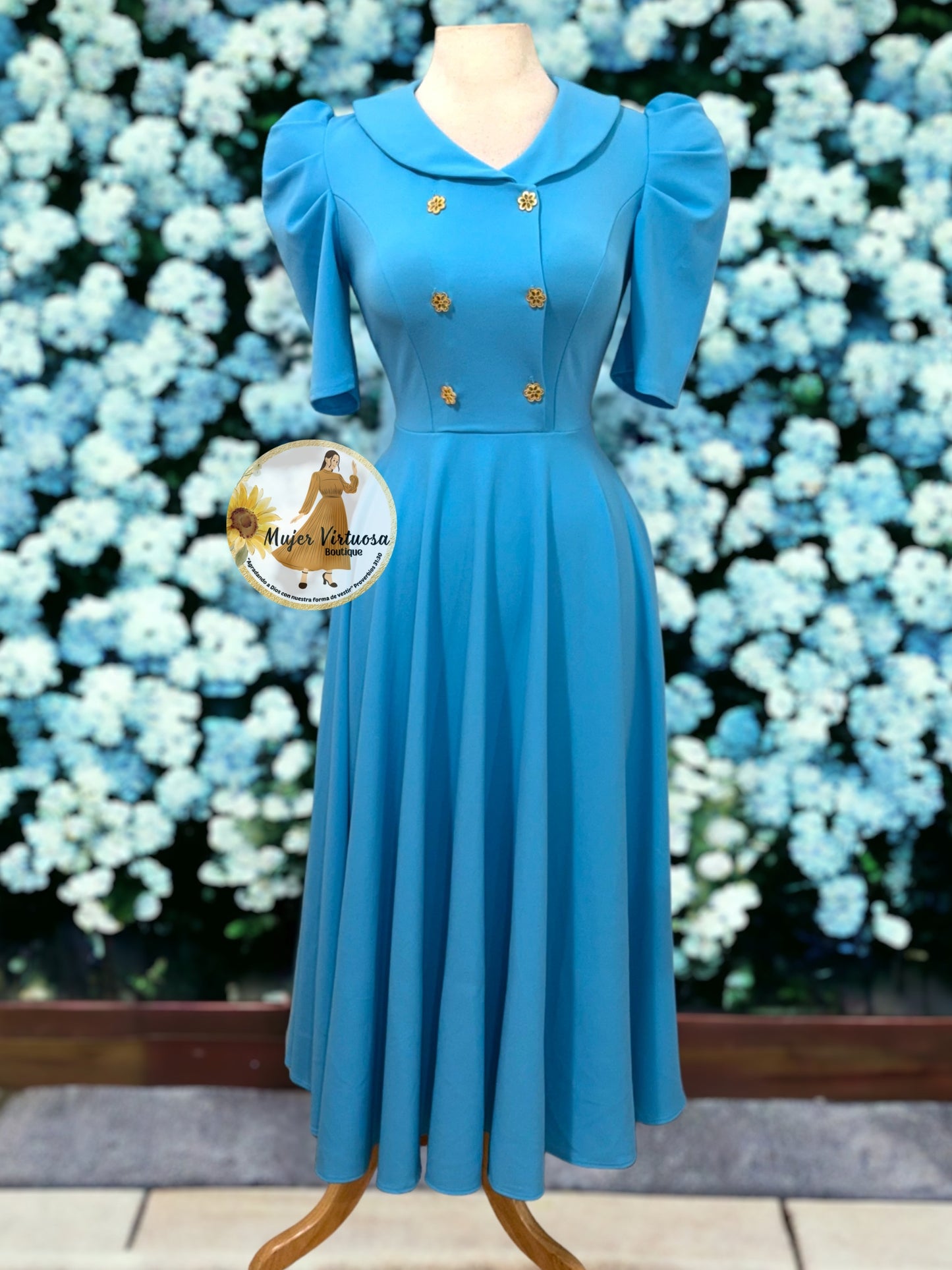 Dorothy Aqua Blue Dress