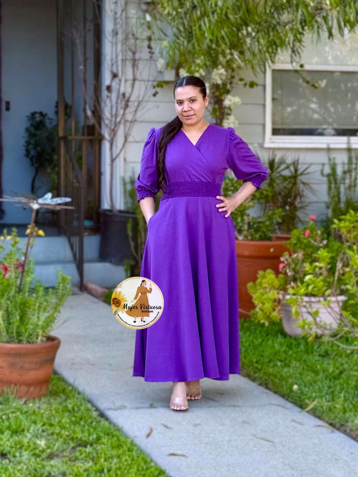 Julisa Violet Boho Dress