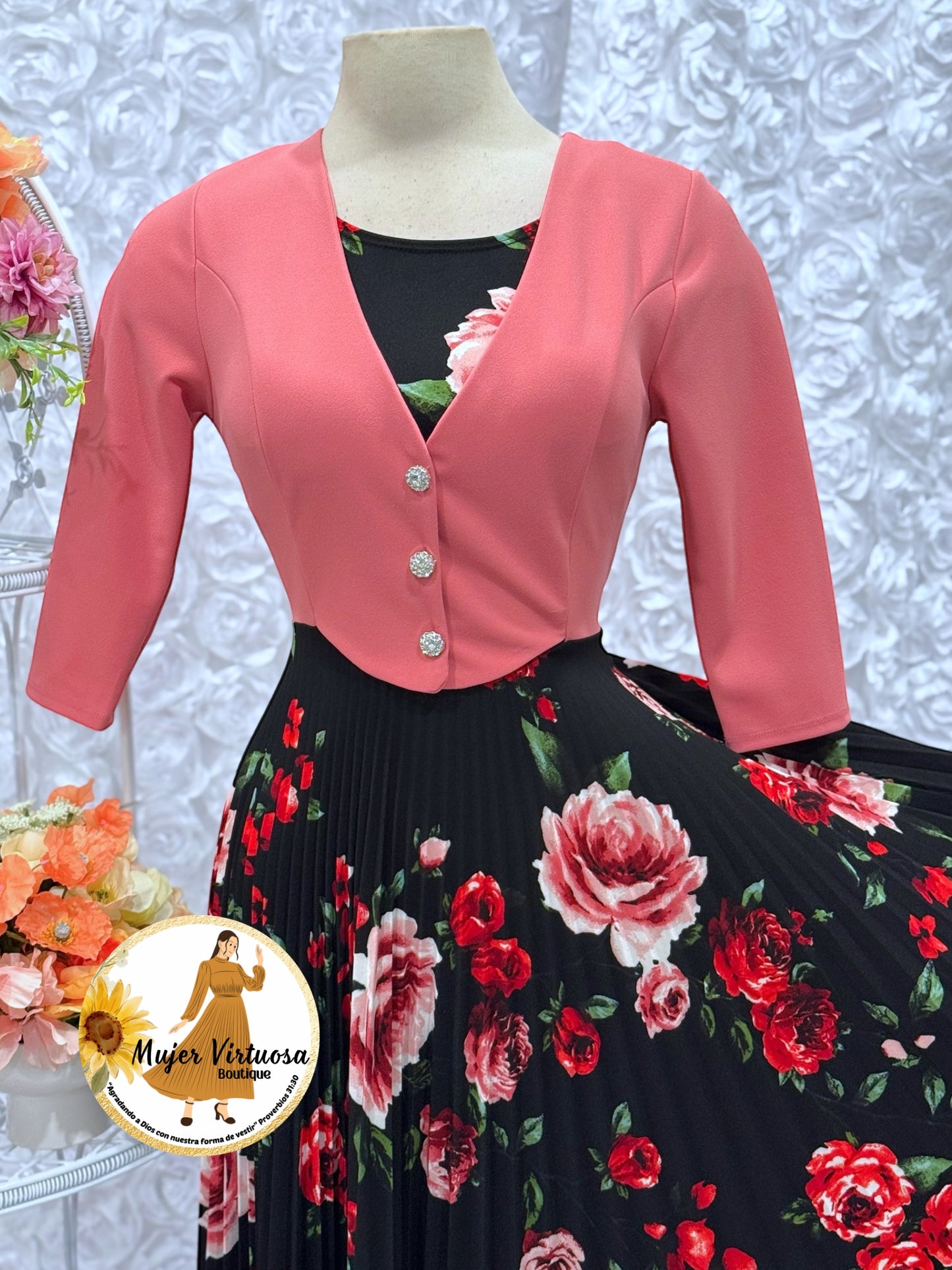 Maggie Rose/Black Blazer Dress