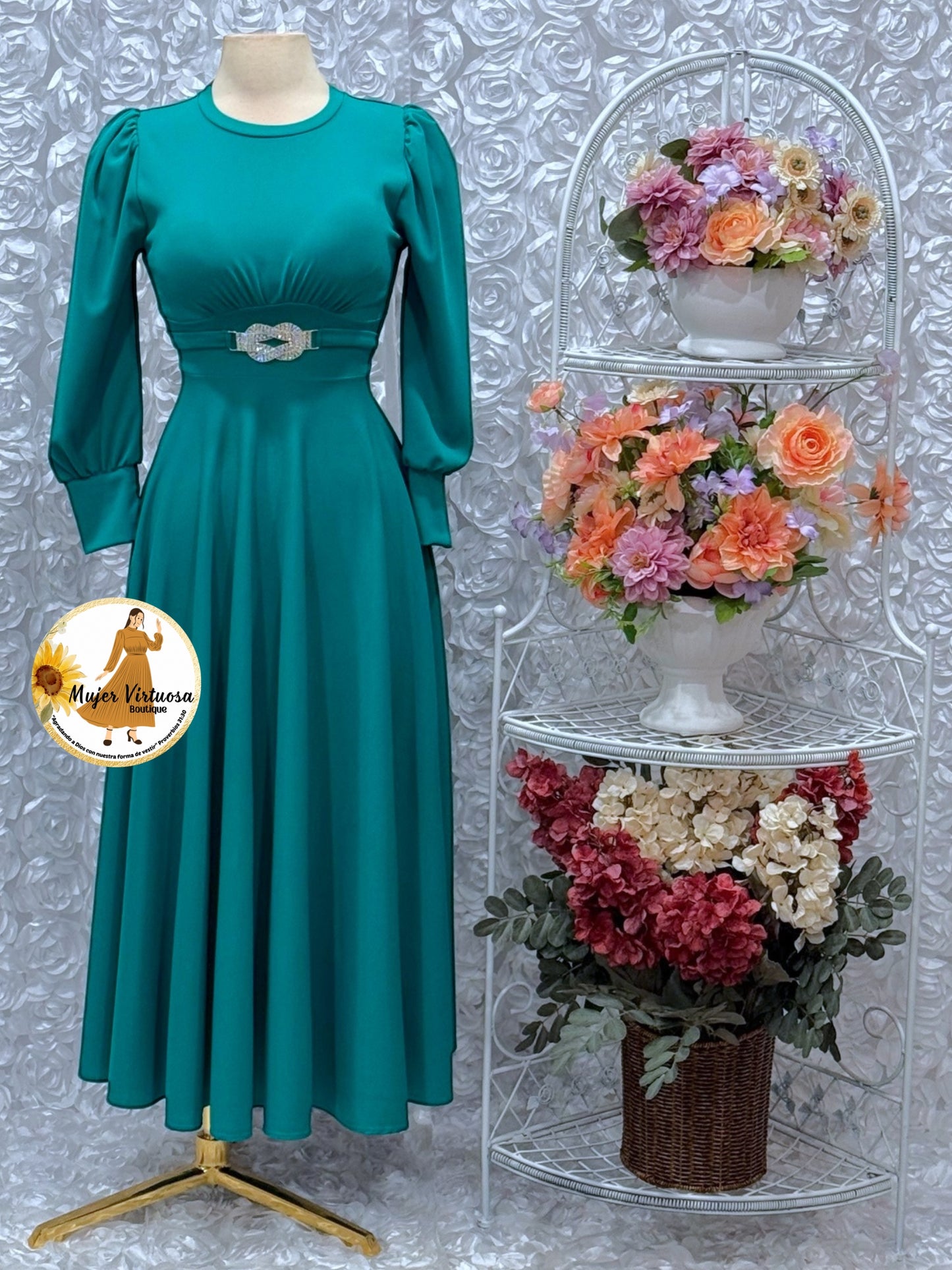 Natasha Turquesa Dress