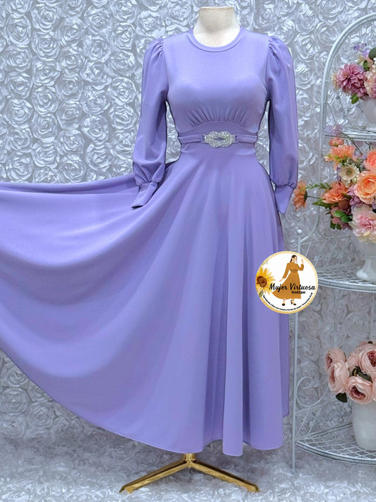 Natasha Lilac Dress