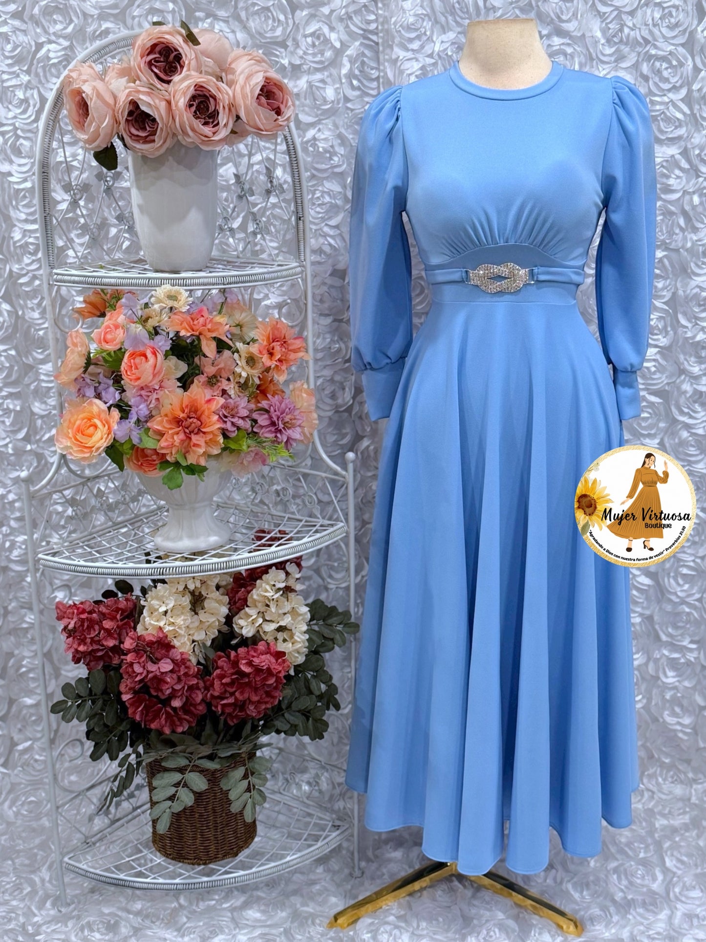 Natasha Sky Blue Dress