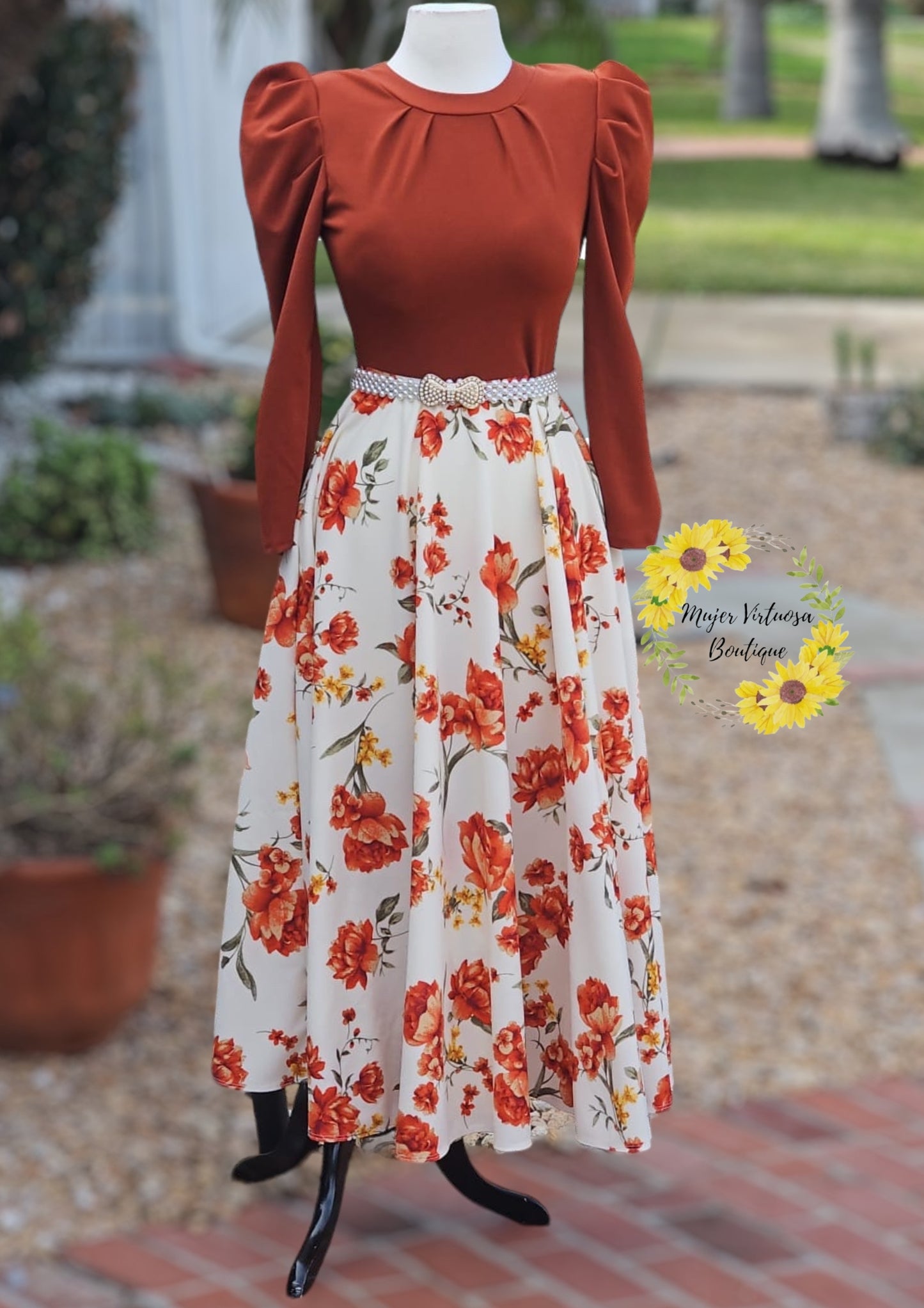 Eloisa “Fall Season” Floral Dress